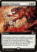 Mythos of Snapdax (IKO-317) - rare: (Extended Art) - Foil