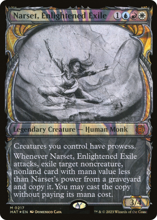 Narset, Enlightened Exile (MAT-217) - mythic: (Showcase) - Foil