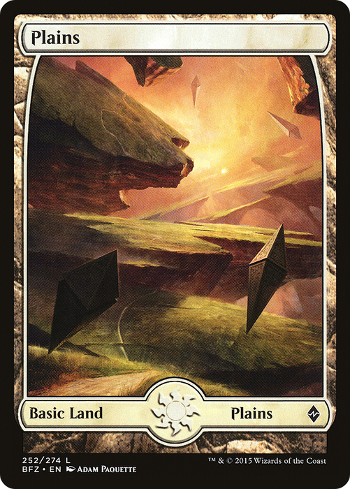 Plains (BFZ-252) - common - Foil