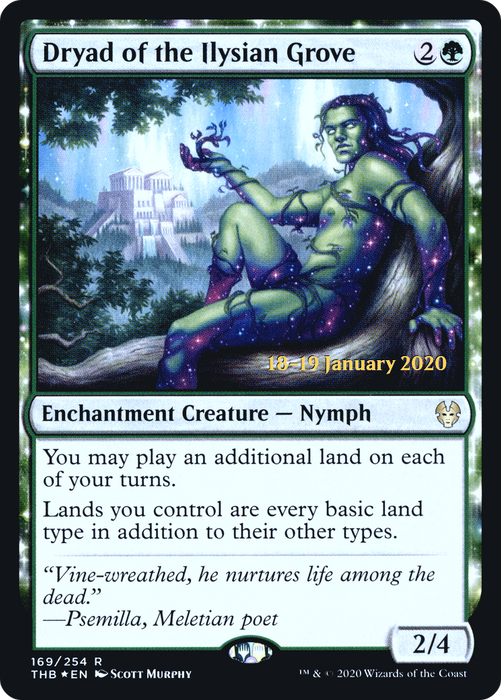 Dryad of the Ilysian Grove (PRE-169S) - rare: (enchantment) - Foil