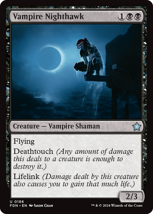 Vampire Nighthawk (FDN-186) - uncommon - Foil