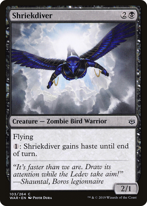 Shriekdiver (WAR-103) - common - Foil