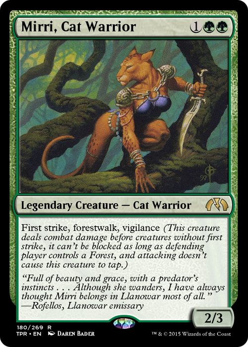 Mirri, Cat Warrior (TPR-180) - rare