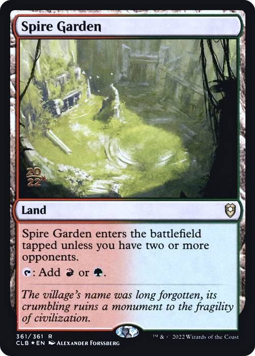 Spire Garden (PRE-361S) - rare - Foil