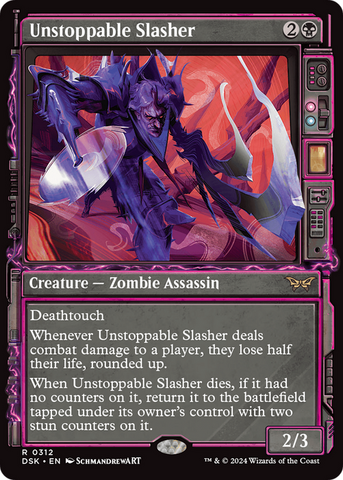 Unstoppable Slasher (DSK-312) - rare: (Showcase) - Foil
