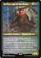 Reyhan, Last of the Abzan (CMR-534) - mythic - Etched Foil