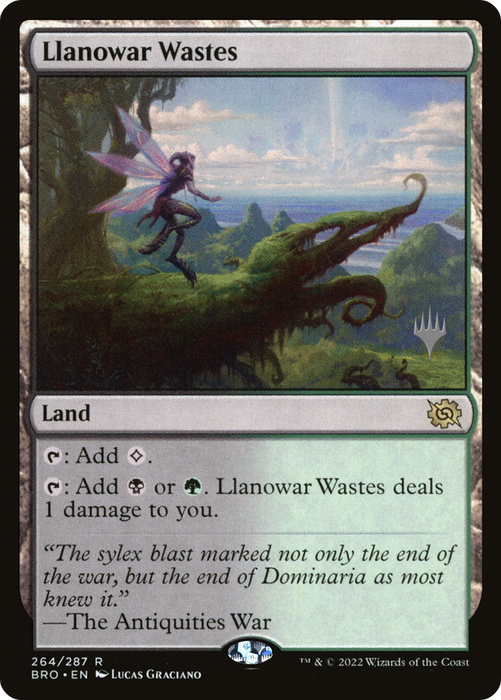 Llanowar Wastes (PPBRO-264P) - rare