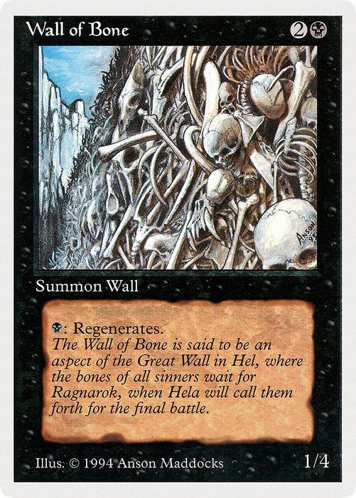 Wall of Bone (SUM-134) - uncommon