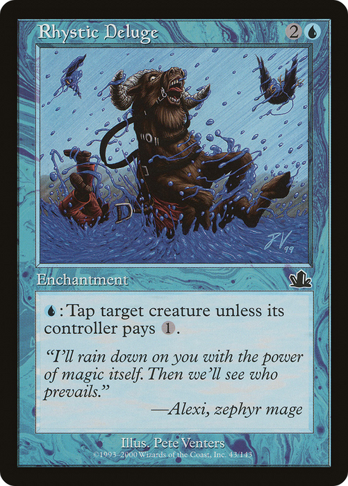 Rhystic Deluge (PCY-043) - common - Foil