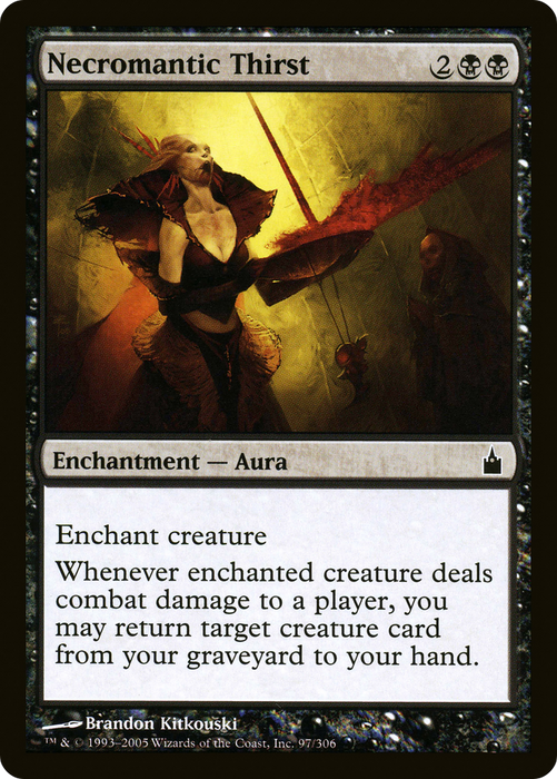 Necromantic Thirst (RAV-097) - common - Foil