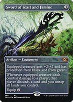 Sword of Feast and Famine (2XM-364) - mythic (Borderless) - Foil