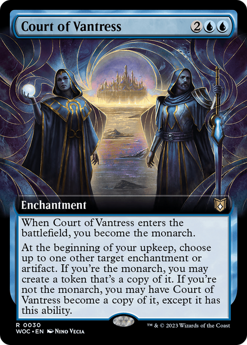 Court of Vantress (WOC-030) - rare: (Extended Art)