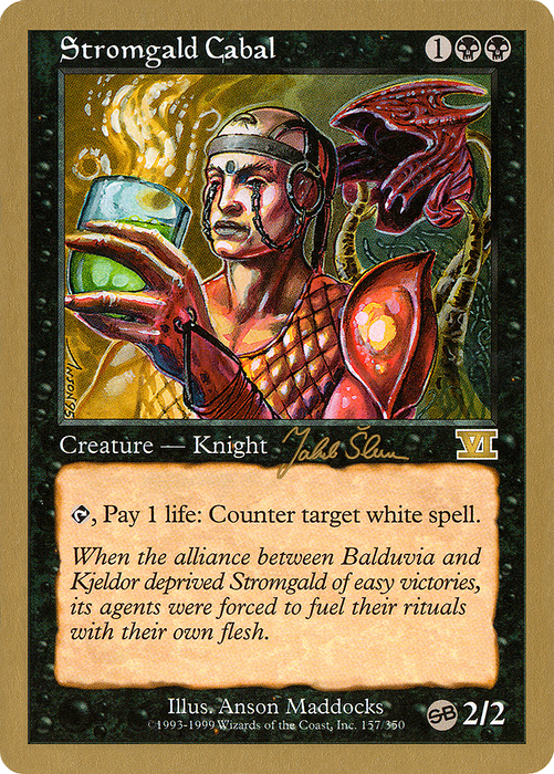 Stromgald Cabal (WCD-JS157SB) - rare