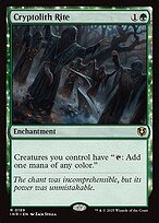 Cryptolith Rite (INR-189) - rare: (enchantment) - Foil