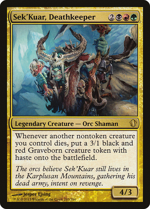 Sek'Kuar, Deathkeeper (C13-210) - rare
