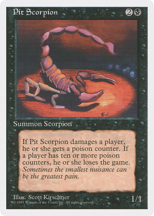 Pit Scorpion (4ED-153) - common