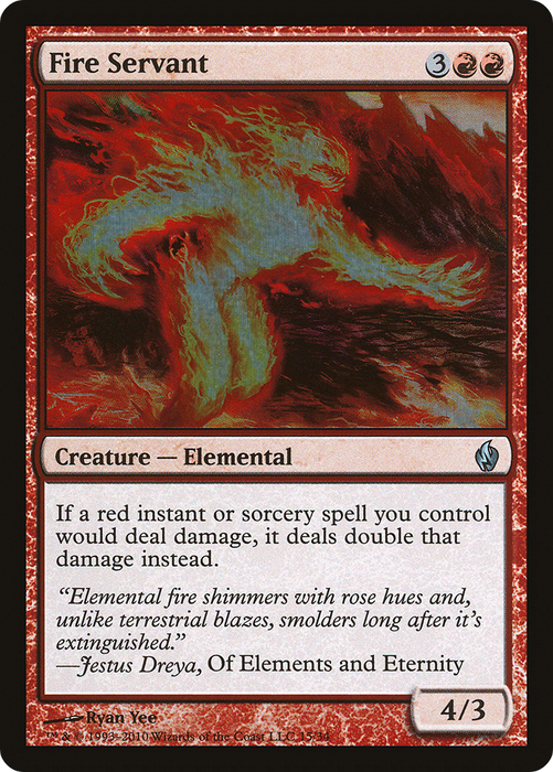 Fire Servant (PD2-015) - uncommon - Foil