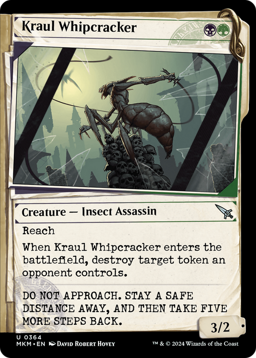Kraul Whipcracker (MKM-364) - uncommon: (Showcase) - Foil