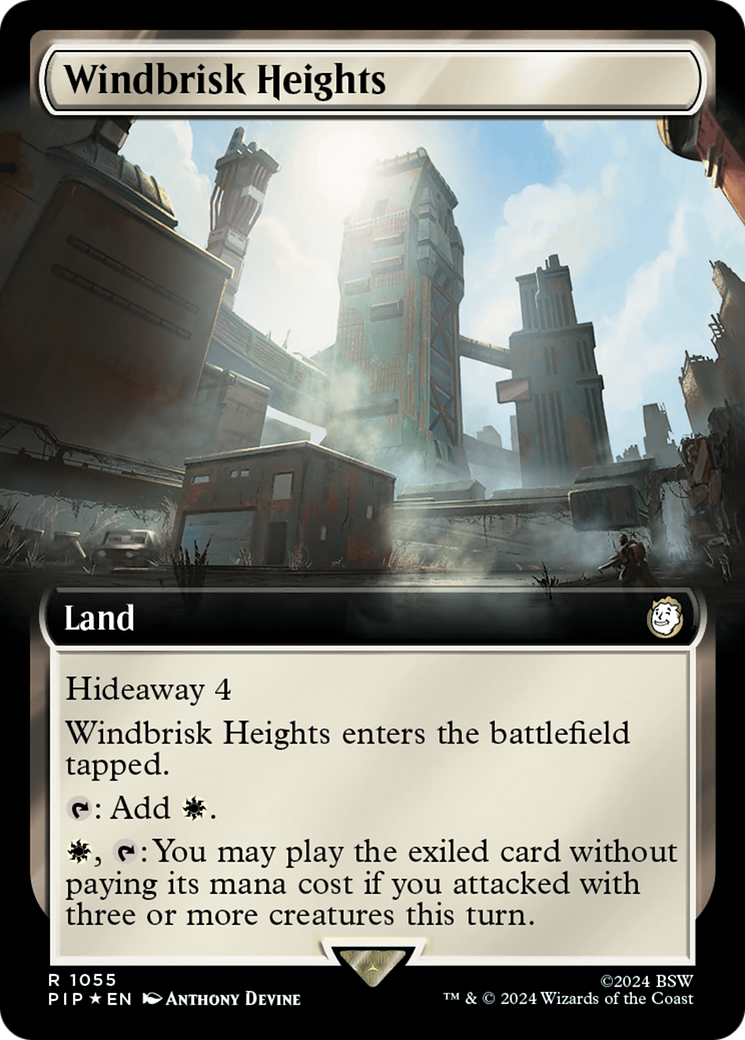 Windbrisk Heights (PIP-1055) - rare: (Extended Art) - Foil