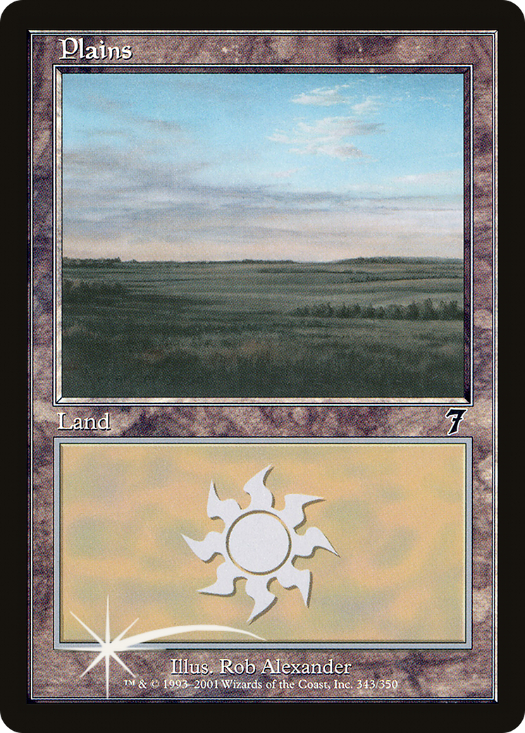 Plains (7ED-343★) - common - Foil