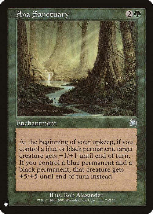 Ana Sanctuary (LIST-APC-74) - uncommon