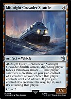 Midnight Crusader Shuttle (WHO-179) - uncommon