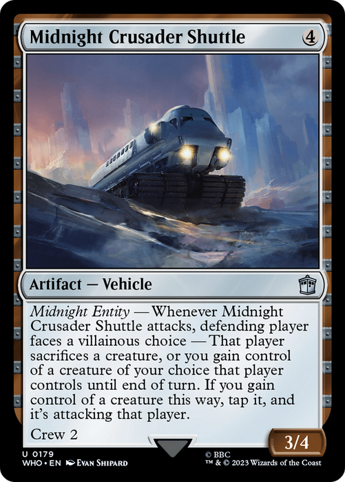 Midnight Crusader Shuttle (WHO-179) - uncommon