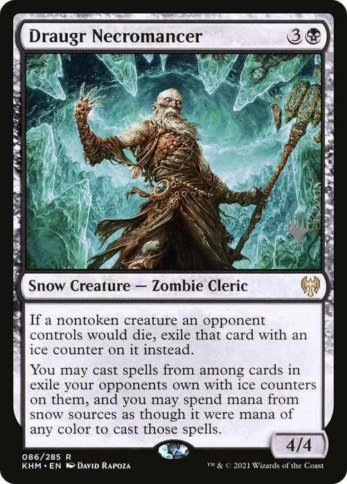 Draugr Necromancer (PPKHM-86P) - rare: (snow) - Foil