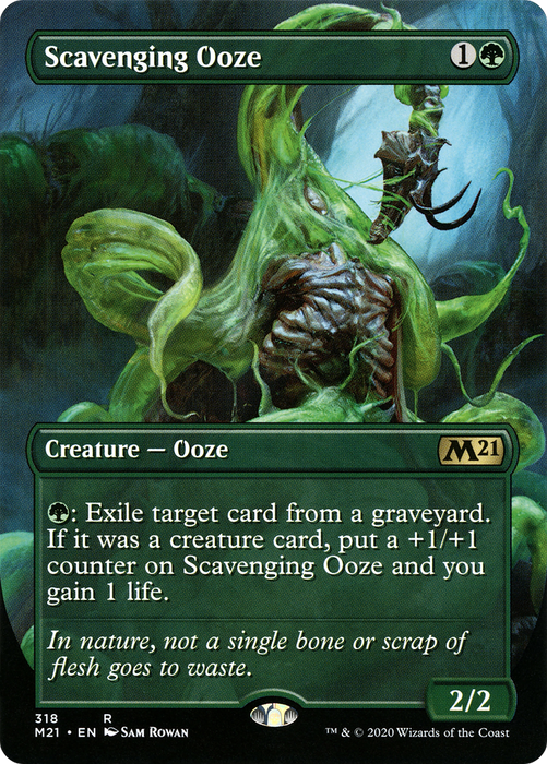 Scavenging Ooze (M21-318) - rare (Borderless)