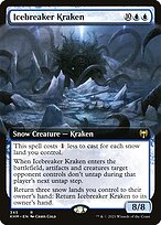 Icebreaker Kraken (KHM-345) - rare: (Extended Art, snow) - Foil