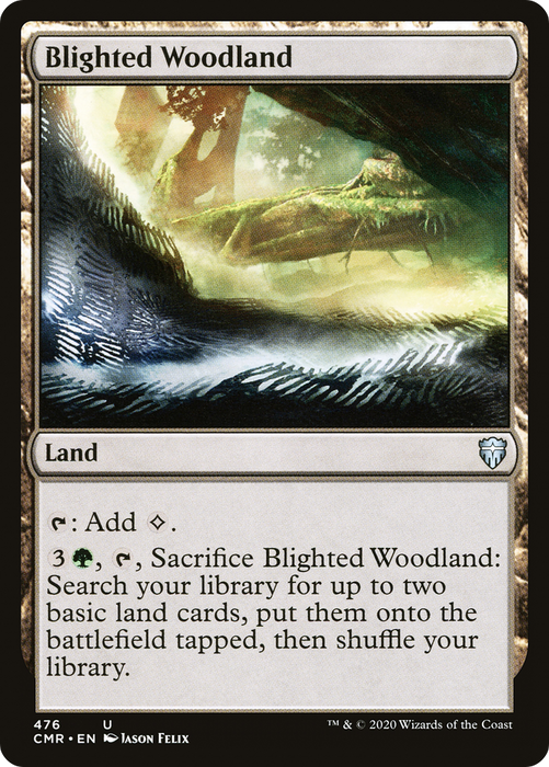 Blighted Woodland (CMR-476) - uncommon