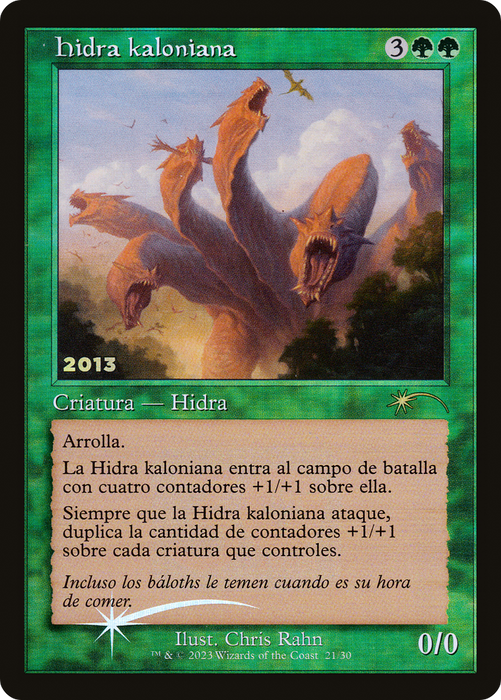 Kalonian Hydra (30A-P-021) - mythic - Foil