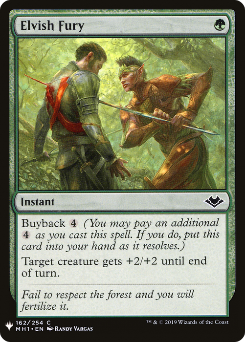 Elvish Fury (LIST-MH1-162) - common