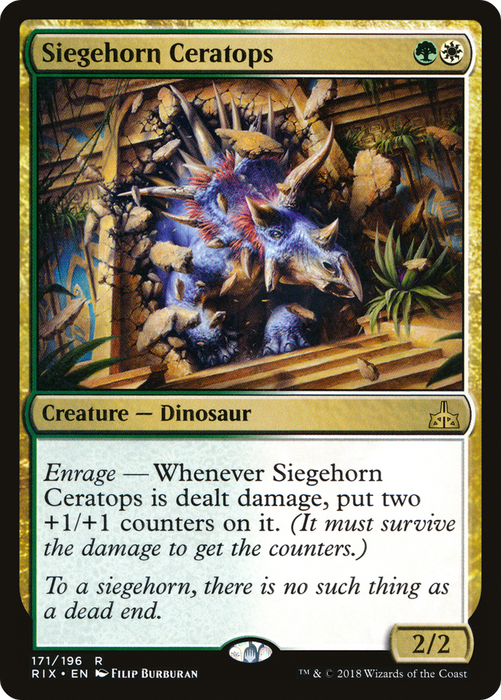 Siegehorn Ceratops (RIX-171) - rare - Foil