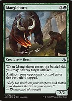 Manglehorn (AKH-175) - uncommon - Foil