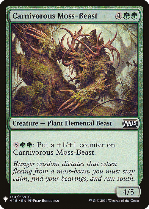Carnivorous Moss-Beast (LIST-M15-170) - common