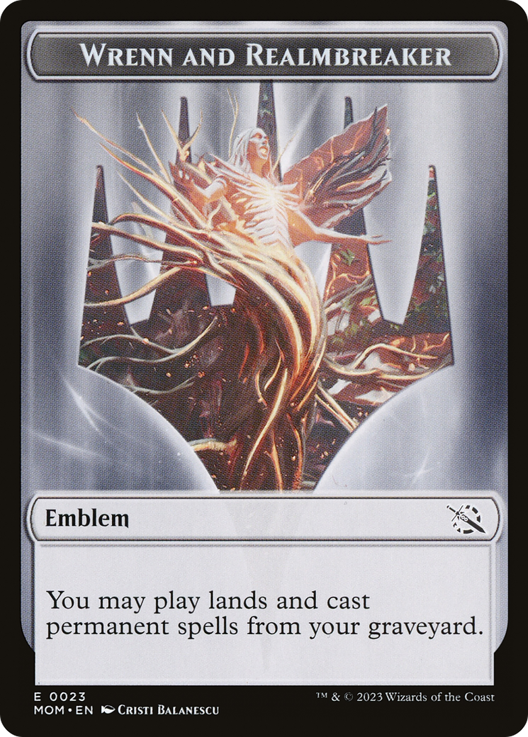 Wrenn and Realmbreaker Emblem (TMOM-023) - common