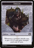 Garruk, Apex Predator Emblem (TMED-0W3) - common
