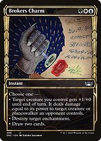 Brokers Charm (SNC-298) - uncommon: (Showcase) - Foil
