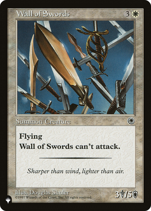 Wall of Swords (LIST-POR-37) - uncommon