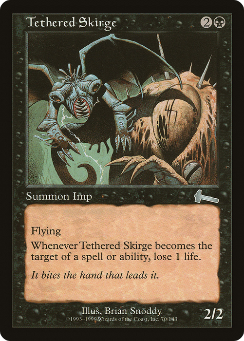 Tethered Skirge (ULG-070) - uncommon - Foil