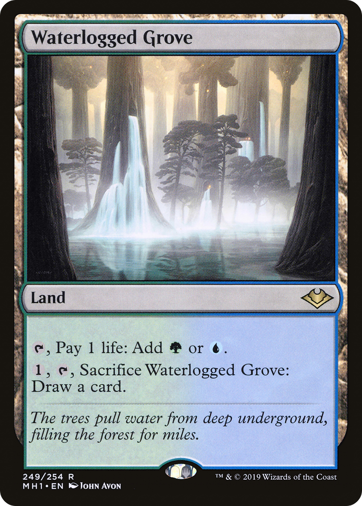 Waterlogged Grove (MH1-249) - rare - Foil