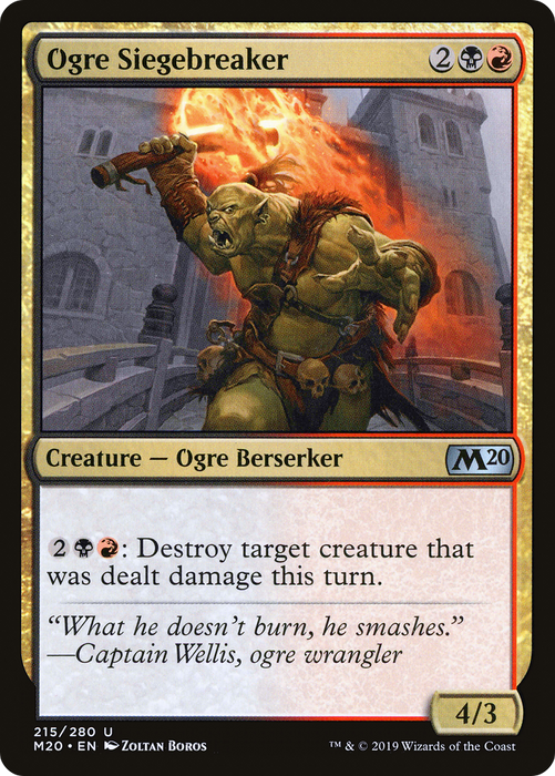 Ogre Siegebreaker (M20-215) - uncommon