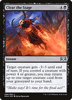 Clear the Stage (RNA-068) - uncommon