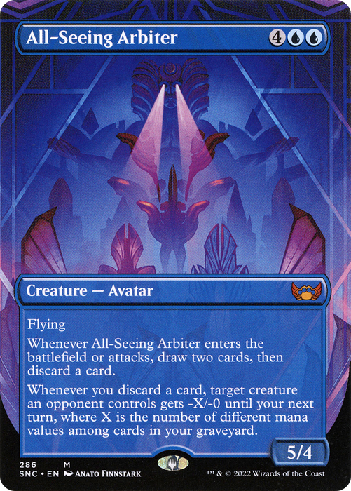 All-Seeing Arbiter (SNC-286) - mythic (Borderless) - Foil