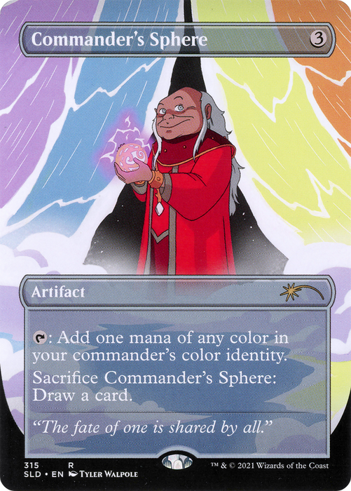 Commander's Sphere (SLD-315) - rare (Borderless) - Foil