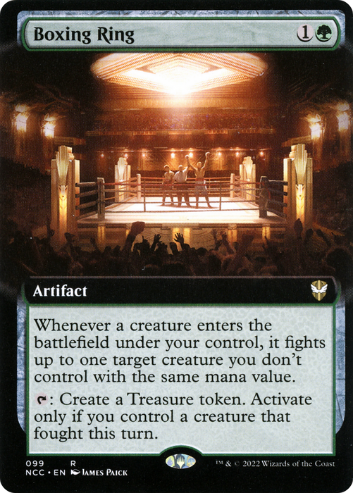 Boxing Ring (NCC-099) - rare: (Extended Art) - Foil