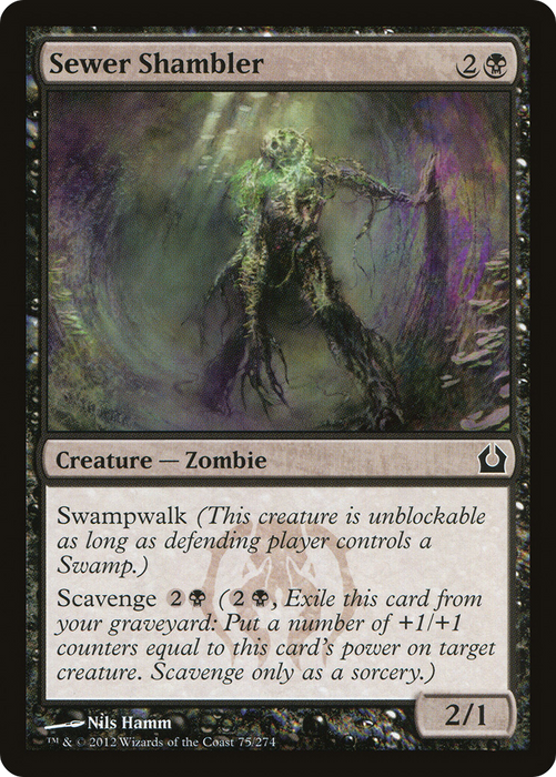 Sewer Shambler (RTR-075) - common - Foil