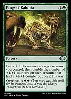Fangs of Kalonia (MH3-153) - uncommon - Foil