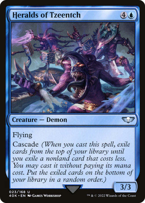 Heralds of Tzeentch (40K-023) - uncommon